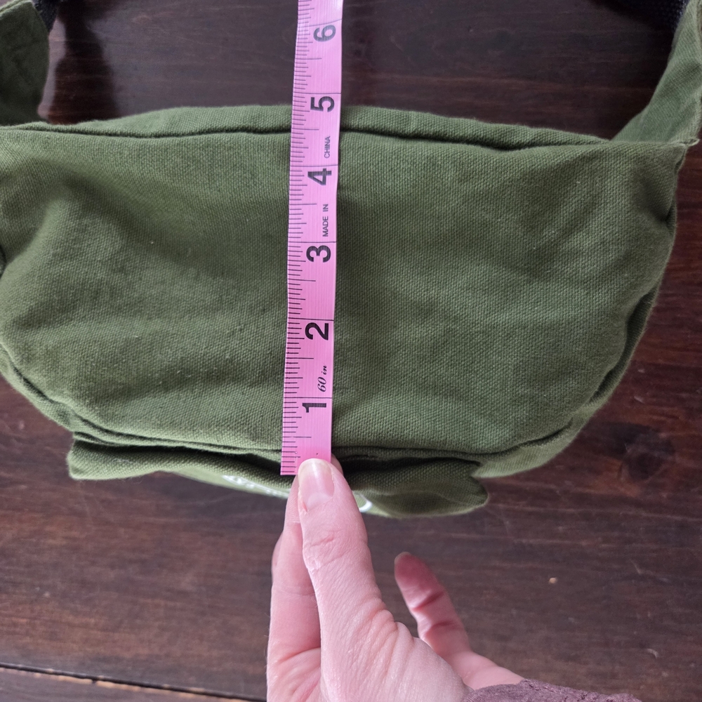 Olive Green Canvas Waist Pack - Picture 6 of 6
